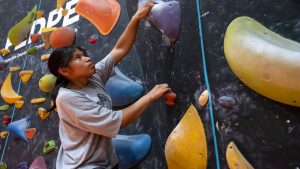 Nicole Ramírez es la mejor deportista de escalada del Perú