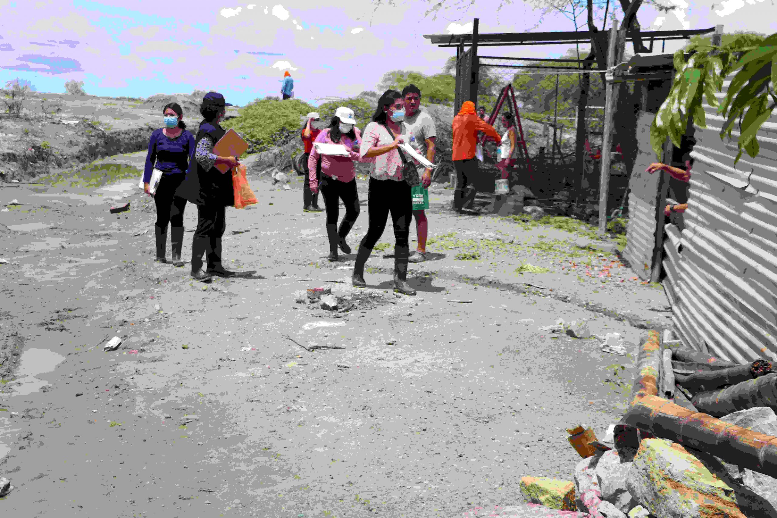 vivienda afectada por lluvias