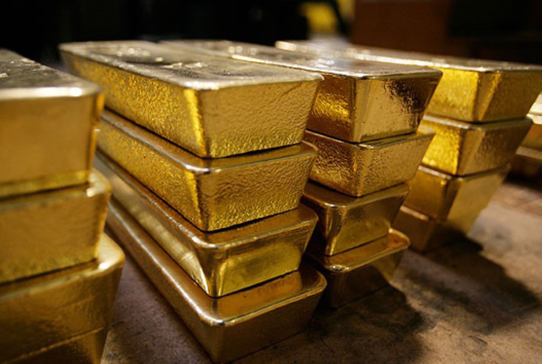 lingotes de oro
